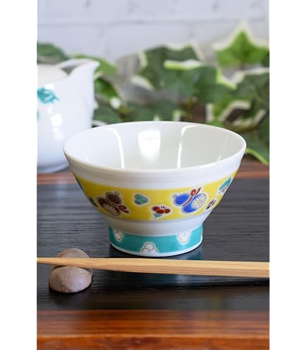 Amazon | 和座の蔵 おしゃれ 和食器 お茶碗 九谷焼 千段 ご飯茶碗 お